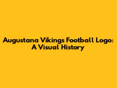 Augustana Vikings Football Logo: A Visual History