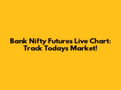 Bank Nifty Futures Live Chart: Track Today's Market!