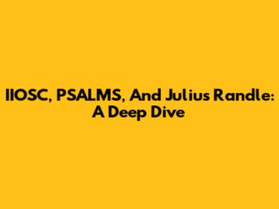 IIOSC, PSALMS, And Julius Randle: A Deep Dive