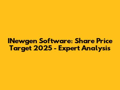 INewgen Software: Share Price Target 2025 - Expert Analysis