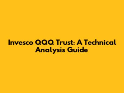 Invesco QQQ Trust: A Technical Analysis Guide