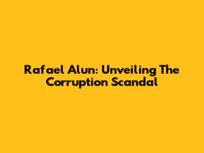 Rafael Alun: Unveiling The Corruption Scandal